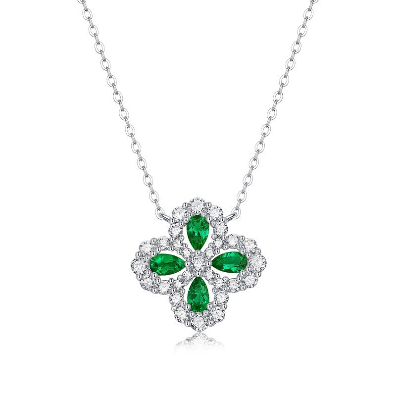 ✨Collier Émeraude Argent 925 – Élégance Intemporelle✨