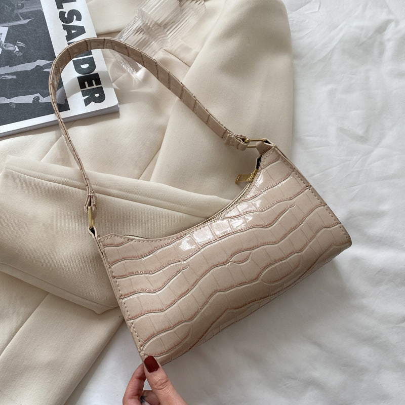 ✨ Sac bandoulière femme style crocodile - Chic et tendance ✨