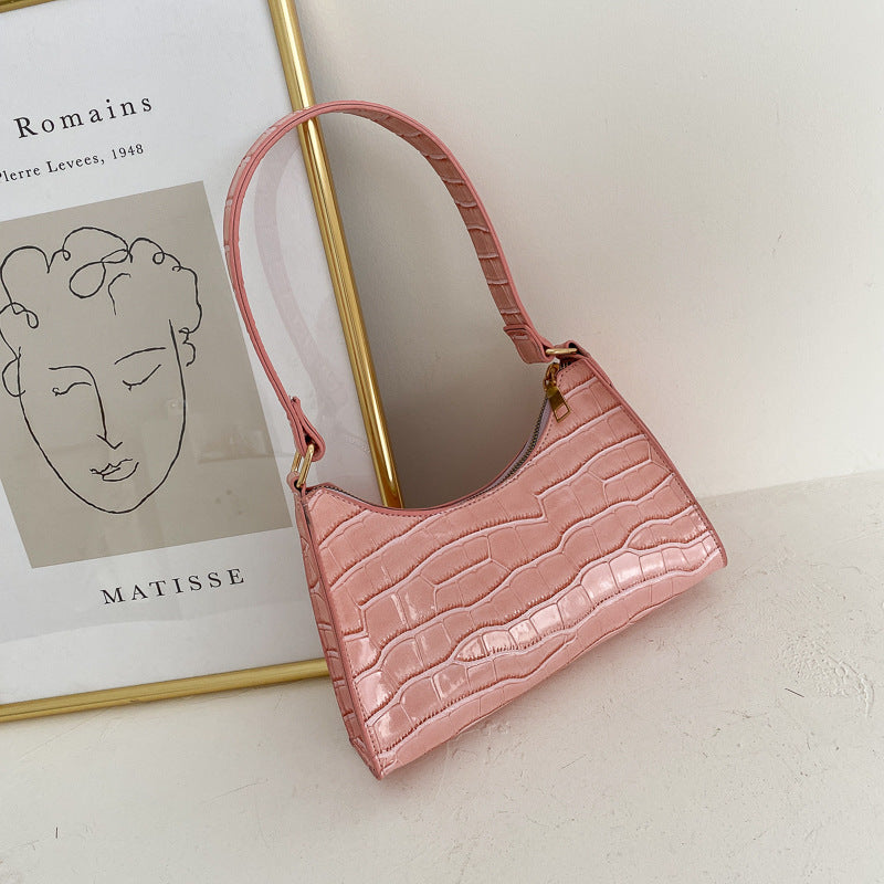 ✨ Sac bandoulière femme style crocodile - Chic et tendance ✨