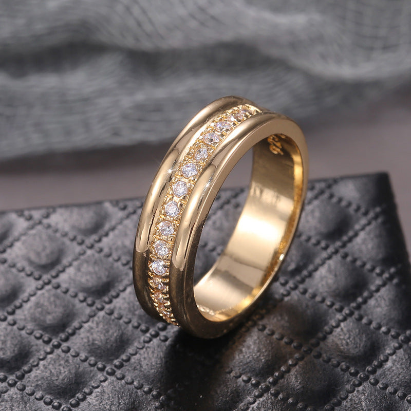 Bague Chic en Or et Strass Étincelants✨