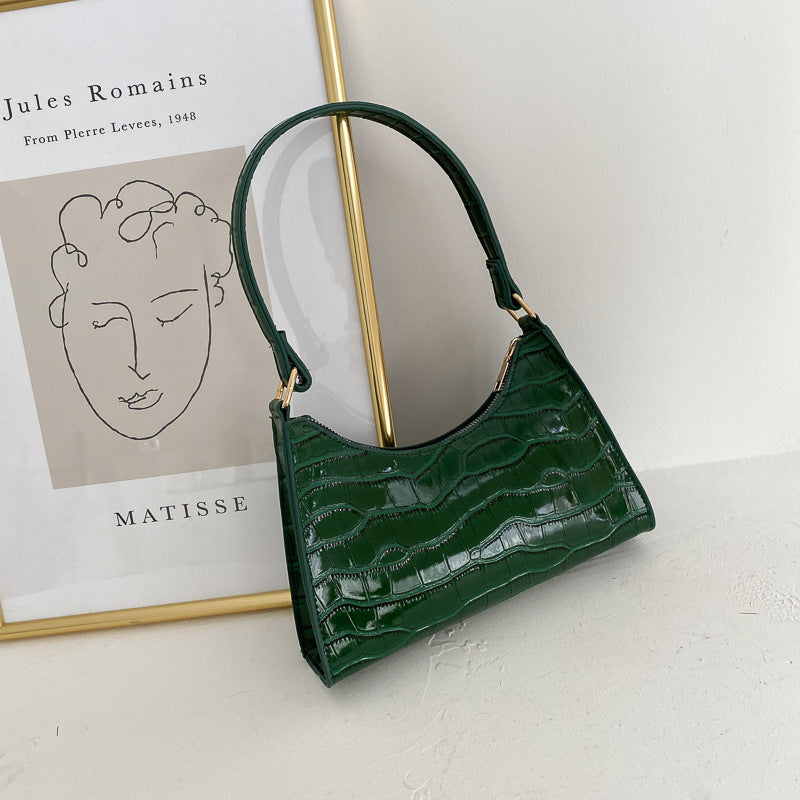 ✨ Sac bandoulière femme style crocodile - Chic et tendance ✨