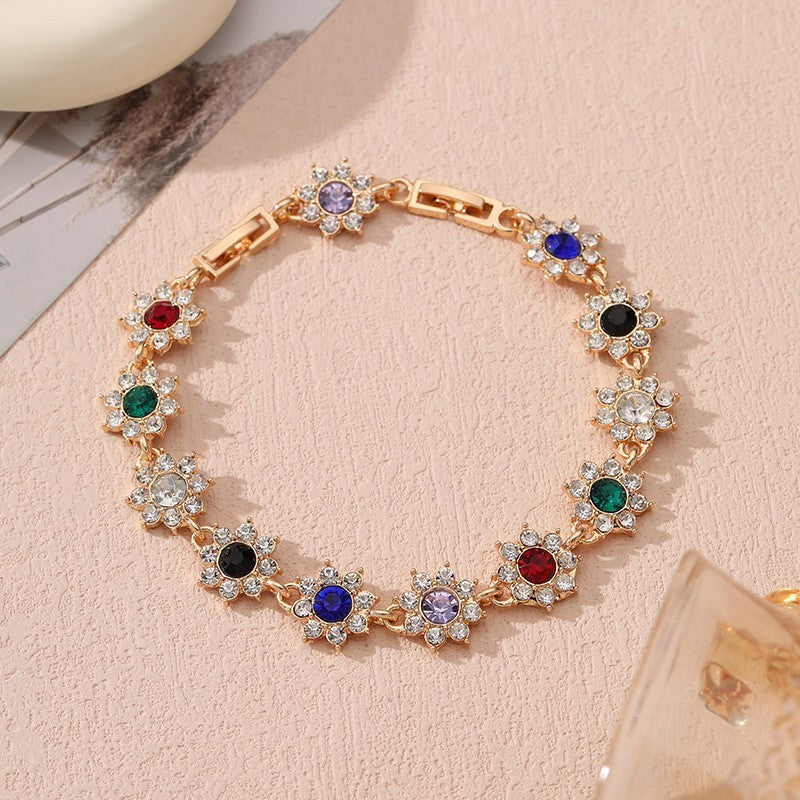 ✨ Bracelet “gemmes colorées” – Style éclat & fantaisie ✨