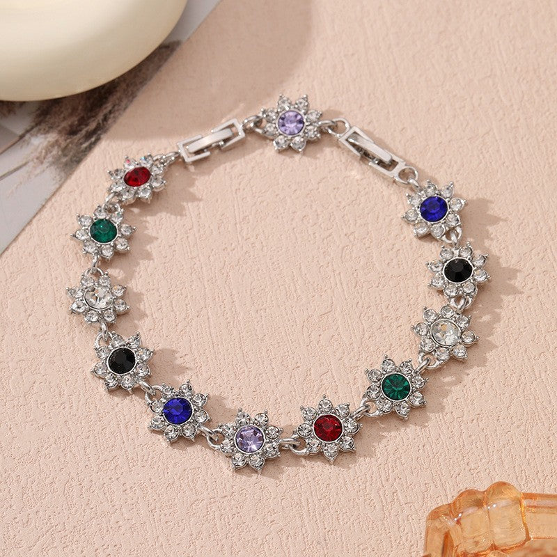 ✨ Bracelet “gemmes colorées” – Style éclat & fantaisie ✨