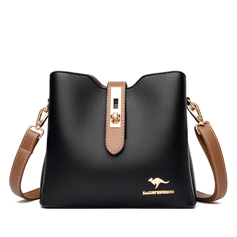 ✨ Sac Seau Élégant Femme – Bandoulière Couleur Contrastée ✨
