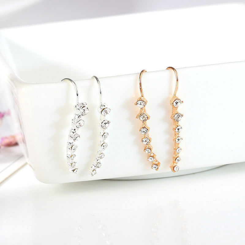 ✨ Boucles d’oreilles strass 7 pierres ✨