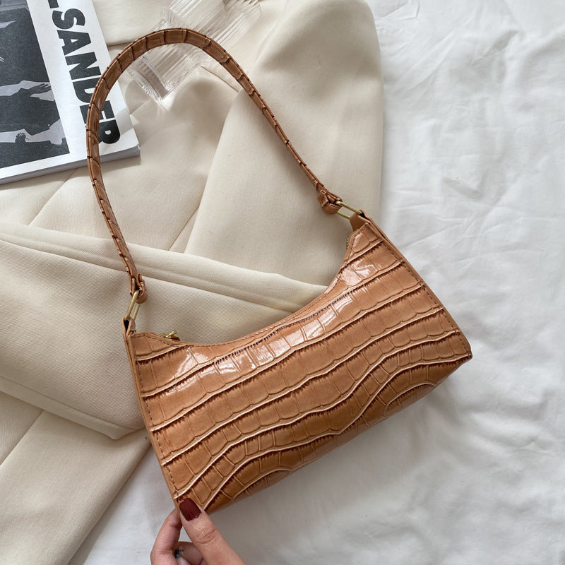✨ Sac bandoulière femme style crocodile - Chic et tendance ✨