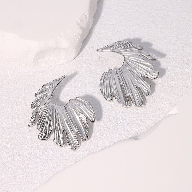 ✨ Boucles d’oreilles Élégance Coquillage – Acier Inoxydable Doré ou Argenté✨
