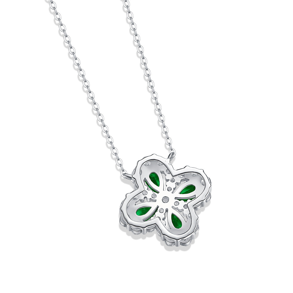 ✨Collier Émeraude Argent 925 – Élégance Intemporelle✨