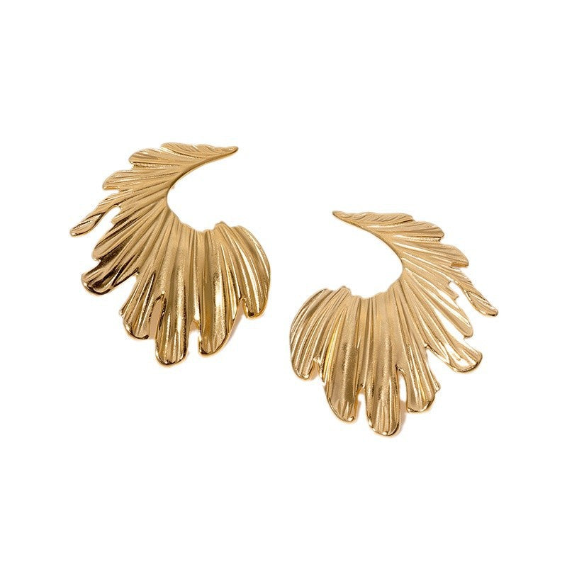 ✨ Boucles d’oreilles Élégance Coquillage – Acier Inoxydable Doré ou Argenté✨