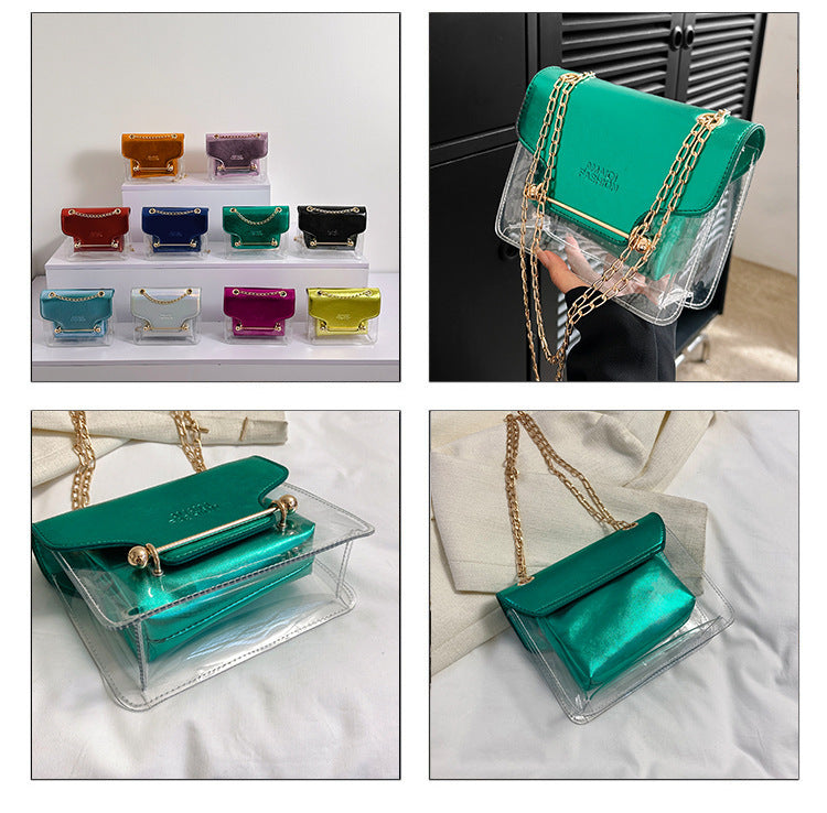 ✨Sac Transparent Design – Style Urbain et Moderne✨