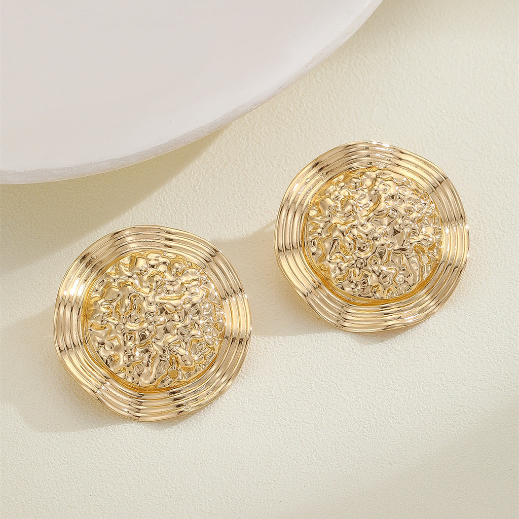 ✨Boucles d’Oreilles Rétro Dorées – Élégance Luxe & Chic Intemporel✨