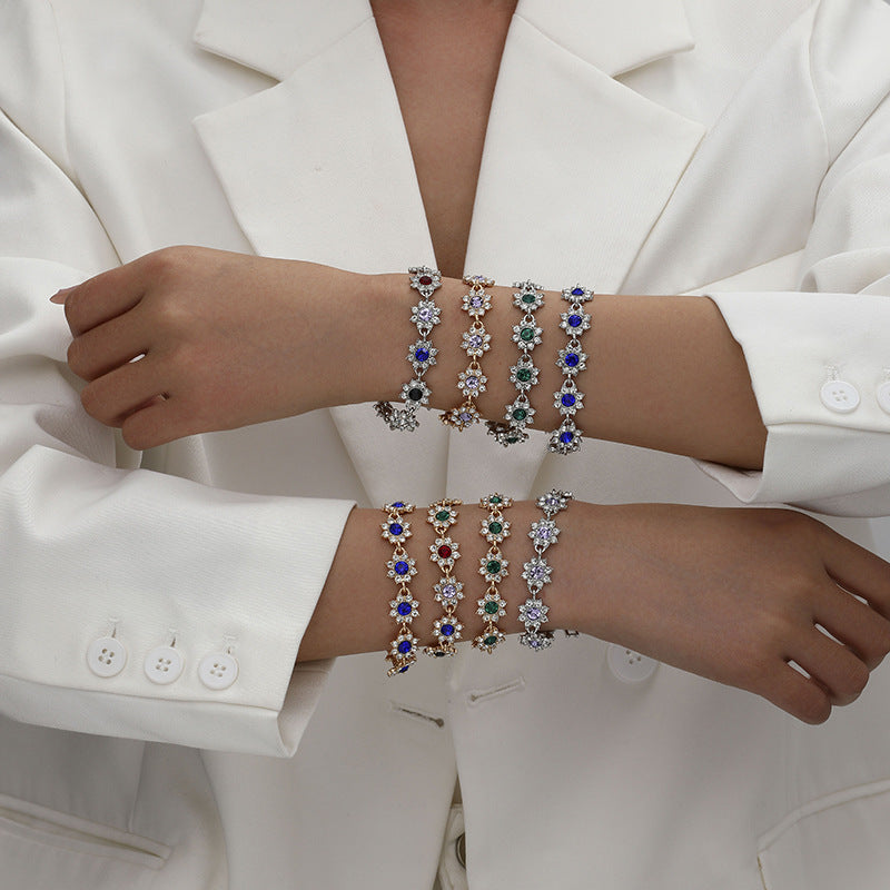 ✨ Bracelet “gemmes colorées” – Style éclat & fantaisie ✨