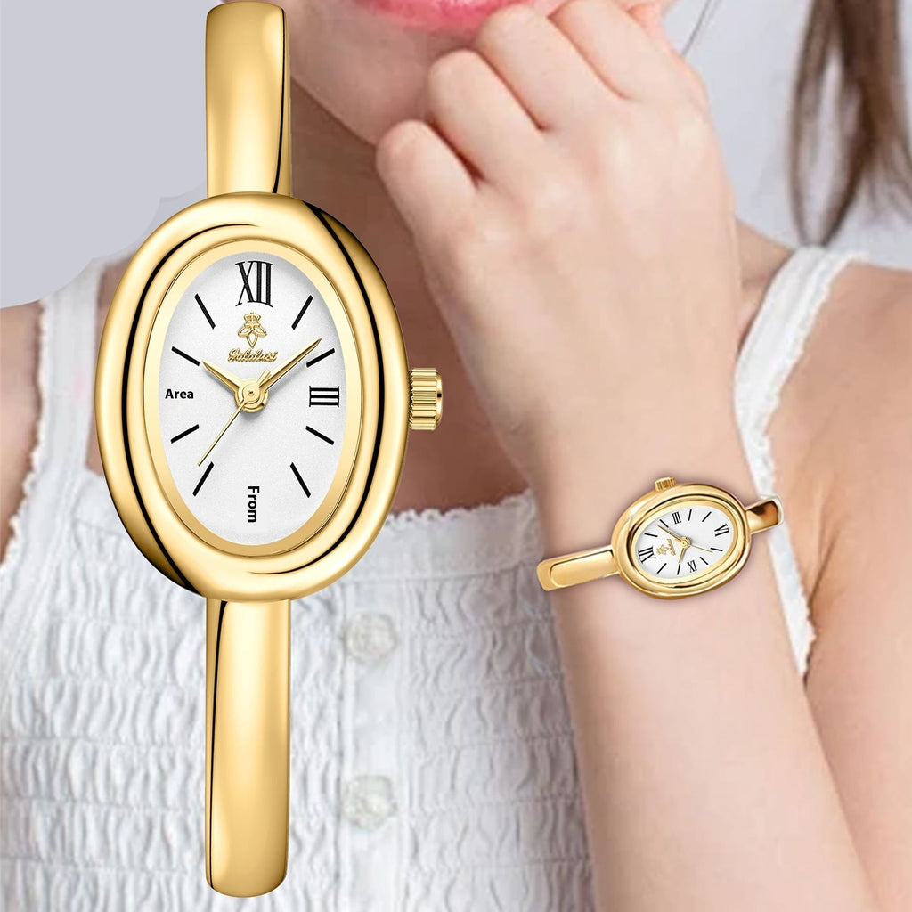 ✨Montre Femme Élégance Rétro – Quartz Ovale✨